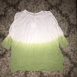 Ombré cold shoulder